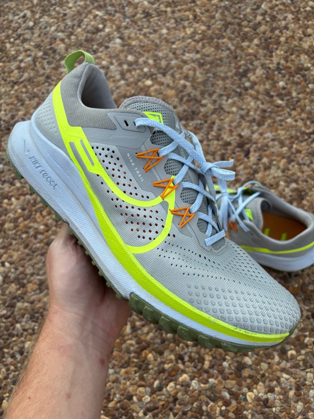 Nike REACT PEGASUS TRAIL 4 'LIGHT IRON ORE VOLT'